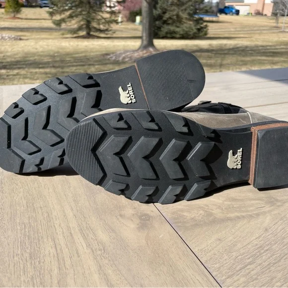 Sorel Emelie Conquest Greenish/Brown Boots - Picture 4 of 7